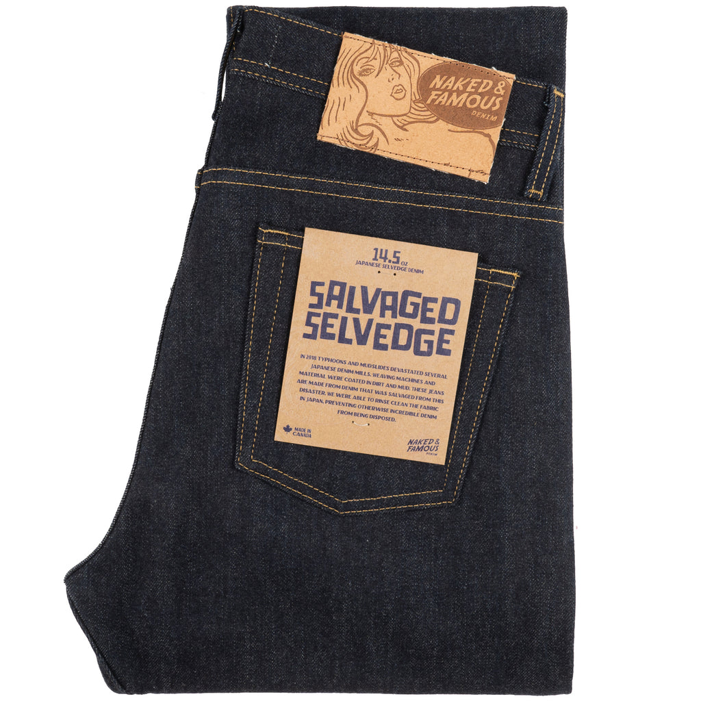 Weird Guy - Salvaged Selvedge  Naked & Famous Denim – Tate + Yoko