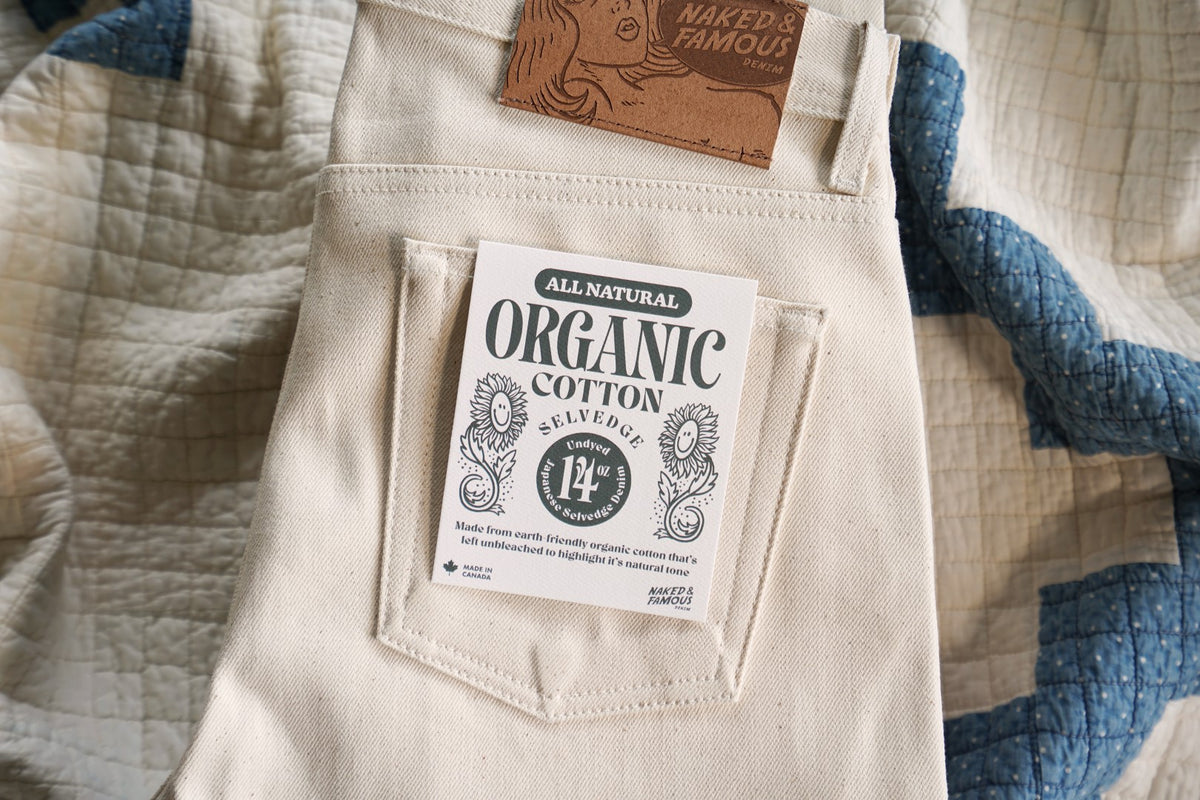 Embrace The Natural Beauty Of The All Natural Organic Cotton Selvedge