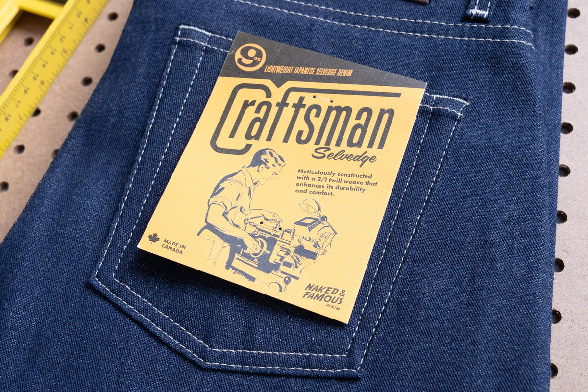 The Craftsman Selvedge: Lightweight Selvedge Denim Meets Legendary Durability