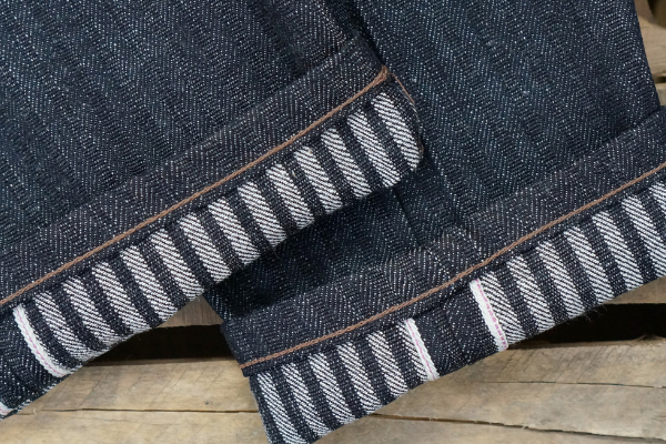 Wear these jeans Day & Night and a railroad stripe appears...