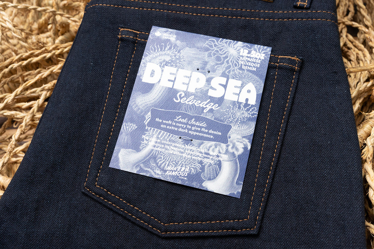 Indigo Depths: Unveiling the Deep Sea Selvedge Denim