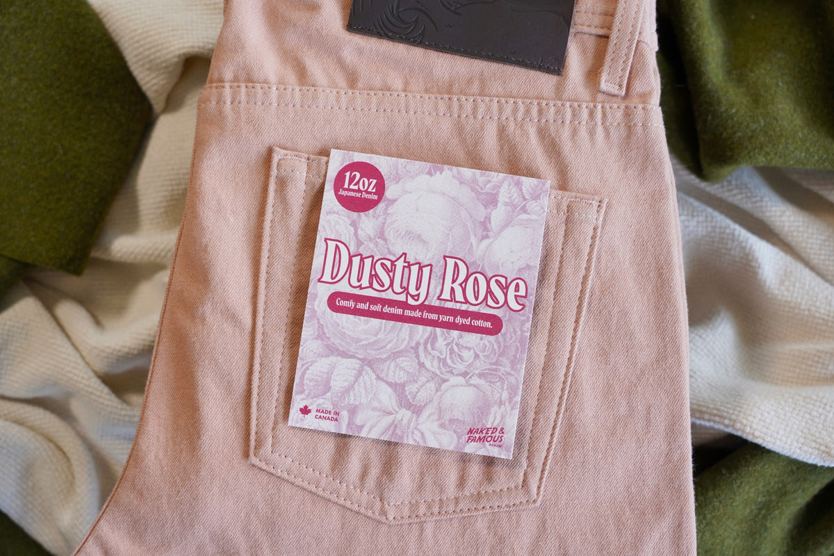 Add A Pop Of Color To Your Wardrobe With The Dusty Rose Denim