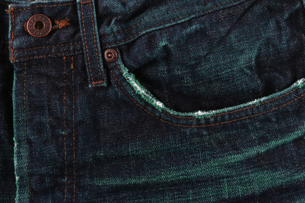 Faded Green Core Selvedge by Naked & Famous Denim