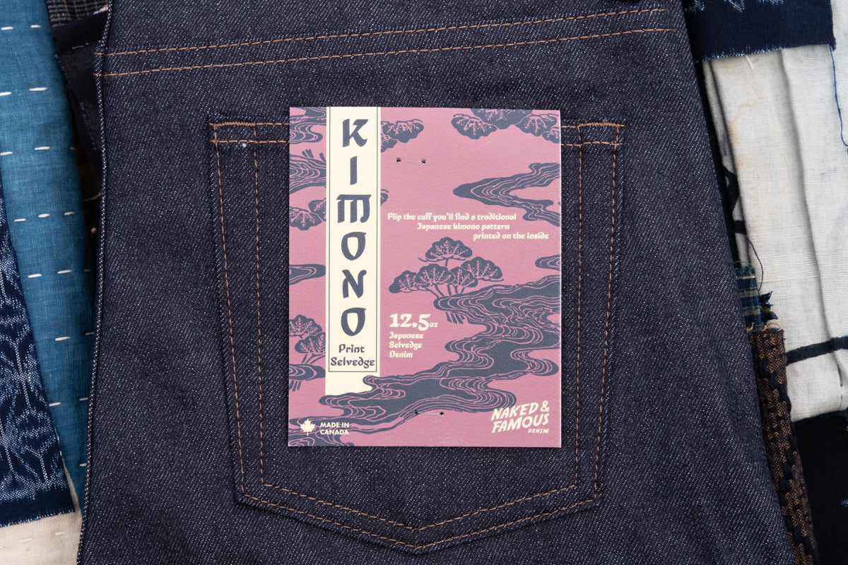 The Hidden Artistry Of The Kimono Print Selvedge Denim