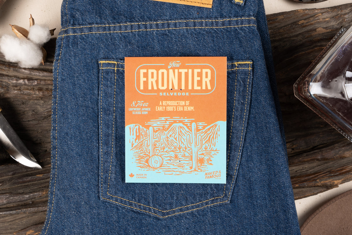 Get The Authentic Look And Feel Of Vintage Jeans With The New Frontier Selvedge