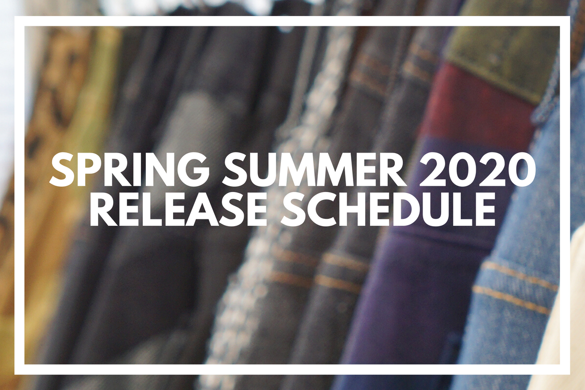Spring Summer 2020 Release Schedule