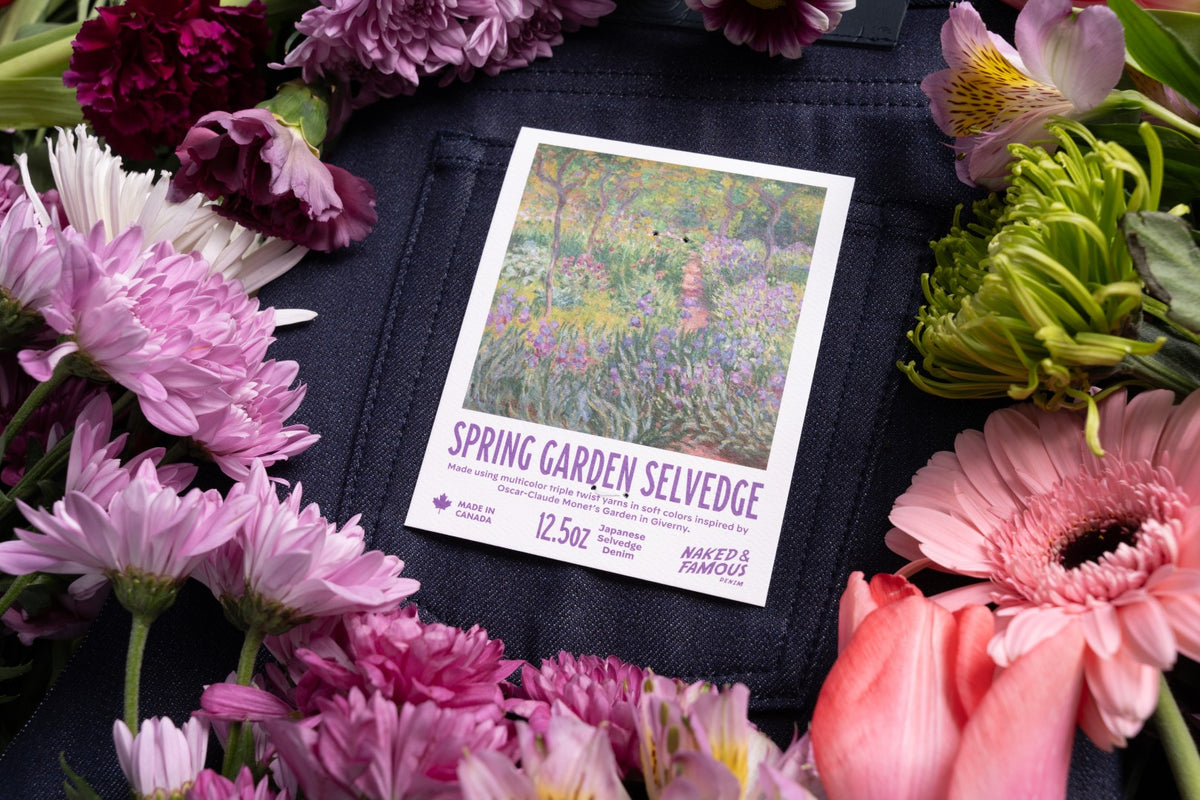 Colorful Threads: Weaving Monet’s Garden into The Spring Garden Selvedge