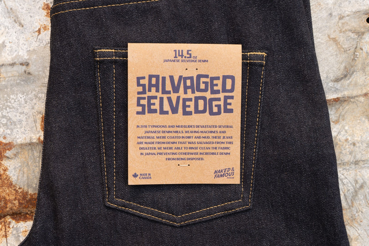 The Salvaged Selvedge - Japanese Selvedge Denim Saved From Disaster