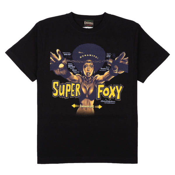 T-shirt Super Foxy - Noir