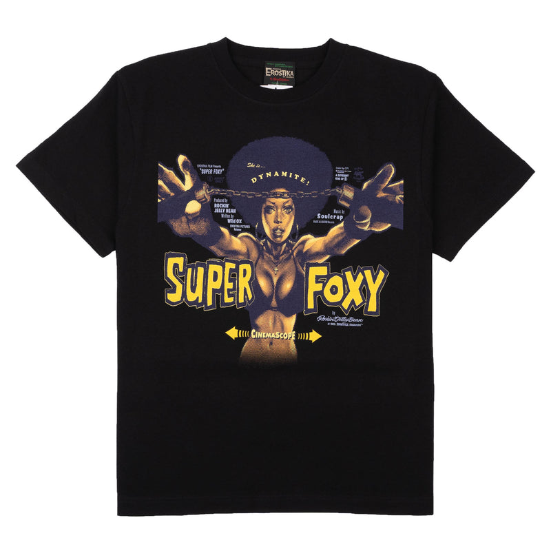 T-shirt Super Foxy - Noir