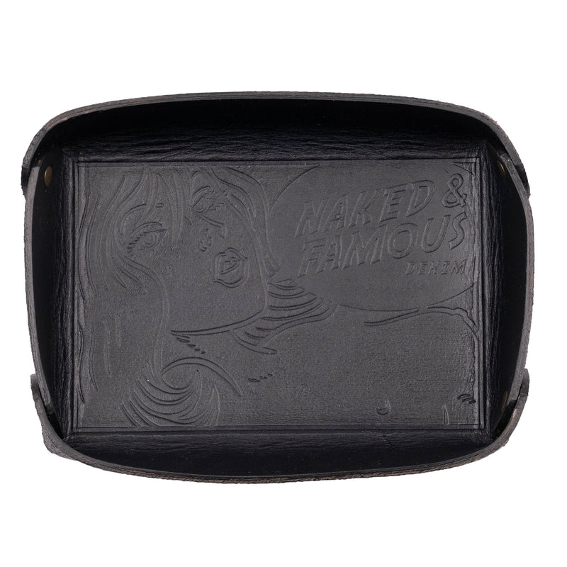 Valet Tray - Bovine Leather - Black