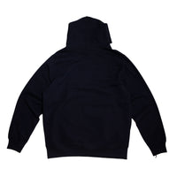 Collegiate Two-Pocket Snap Hoodie - Black