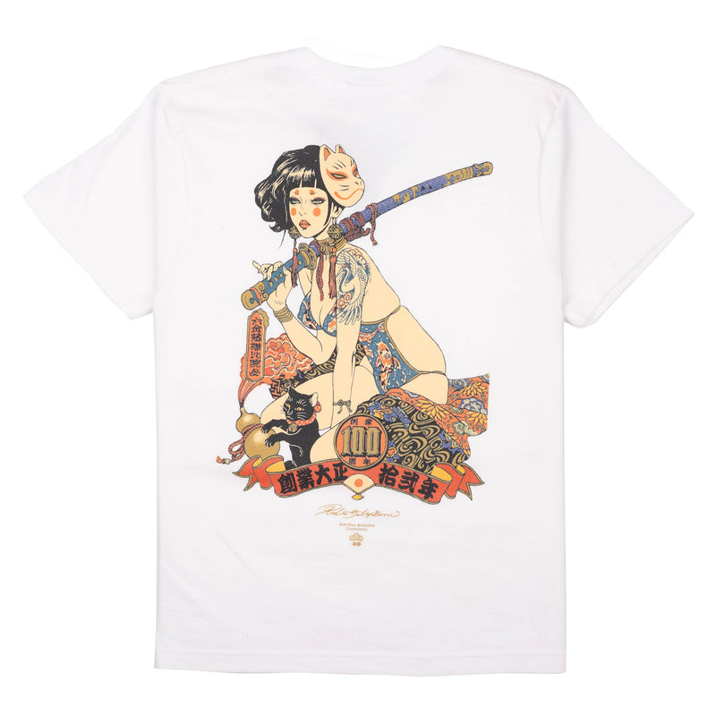 T-shirt Bigeido de Matsui - Blanc