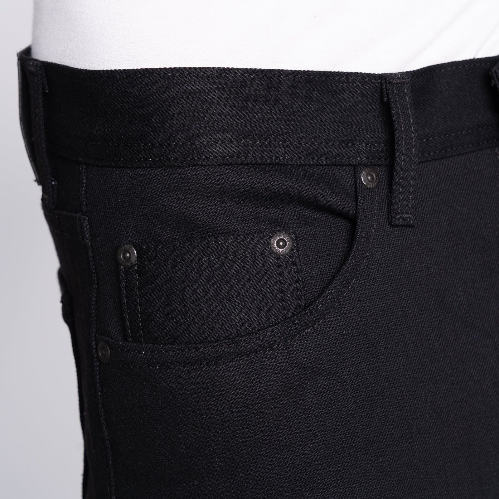 Weird Guy - Solid Black Selvedge - 36