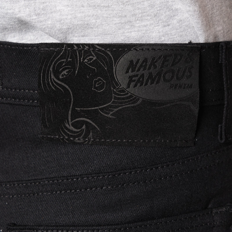 Weird Guy - All Black Comfort Stretch | Naked & Famous Denim