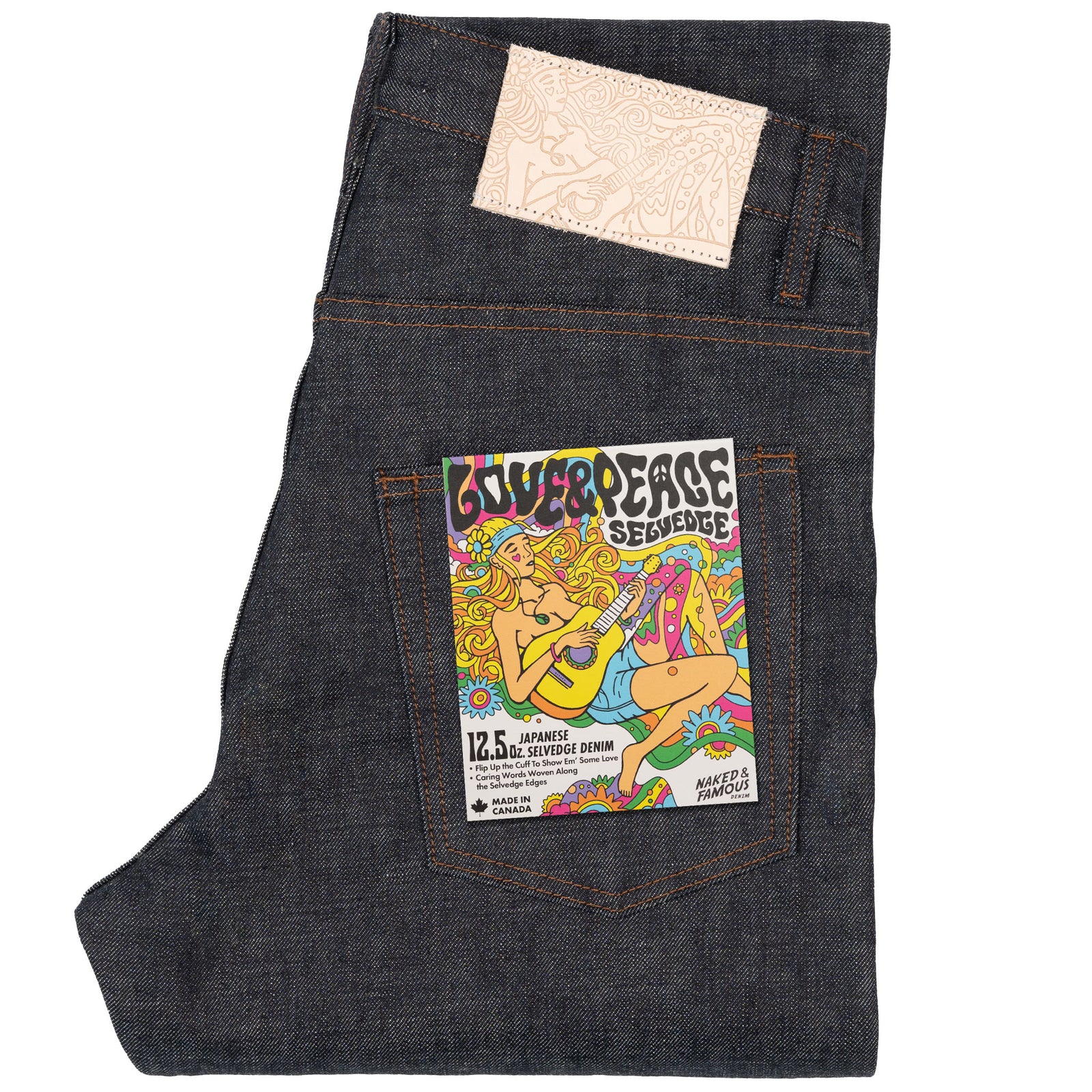 Weird Guy - Love & Peace Selvedge | Naked & Famous Denim