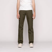 Straight Chino - Green Stretch Twill