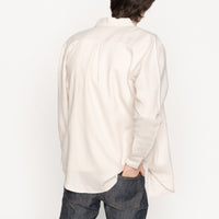 Easy Shirt - French Linen Fine Canvas - Ecru | Naked & Famous Denim