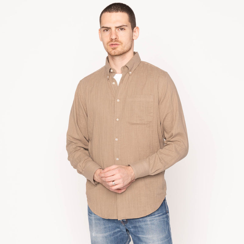 Easy Shirt - Double Wave Slub Gauze - Sand