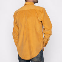 Easy Shirt - Cotton Dyed Corduroy - Golden Brown | Naked & Famous Denim