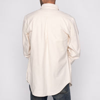 Easy Shirt - Solid Flannel - Bone | Naked & Famous Denim