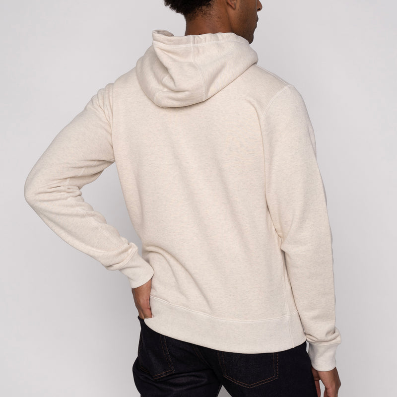 Zip Hoodie - French Terry - Oatmeal | Naked & Famous Denim