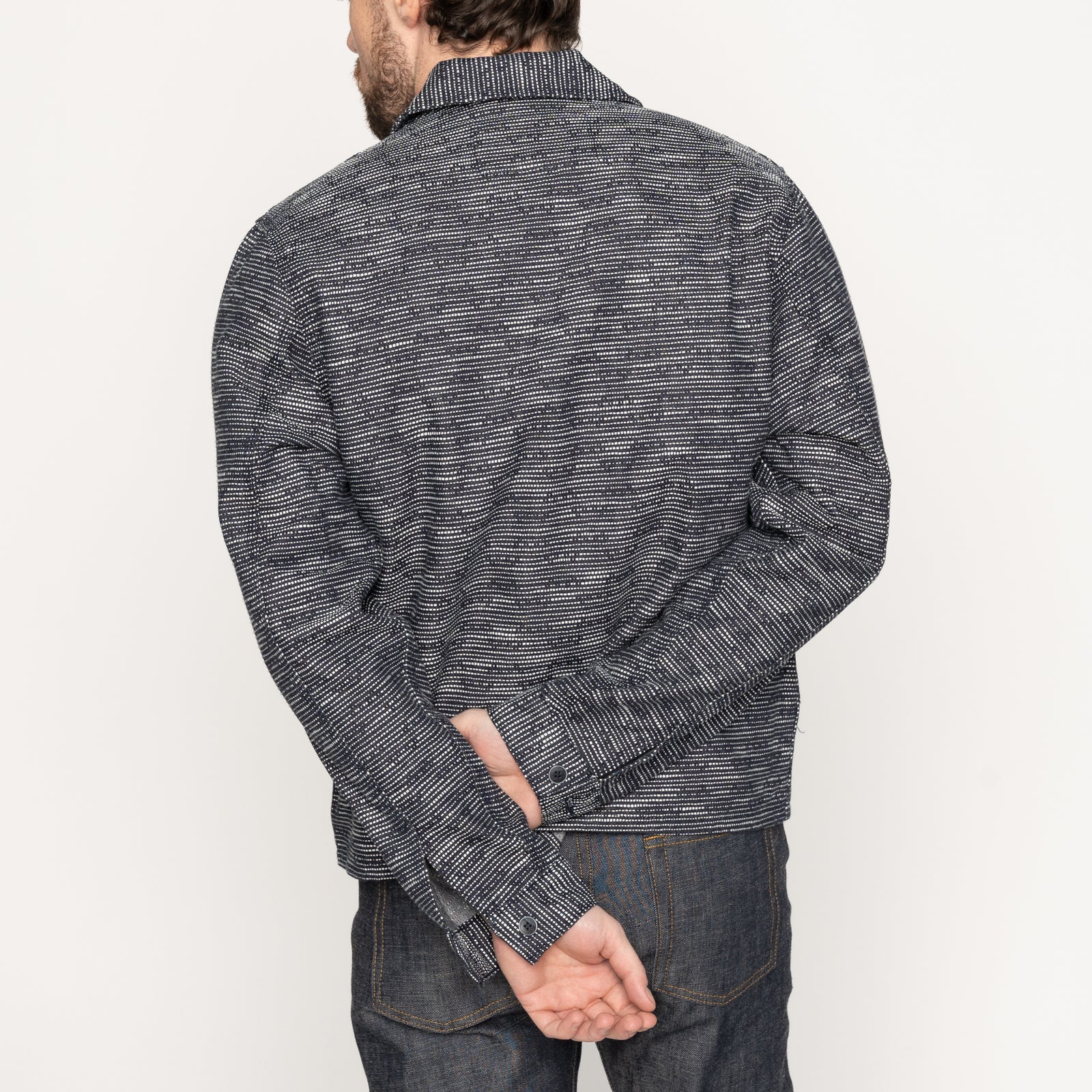 Zip Chore Coat - Slub Sashiko Denim | Naked & Famous Denim