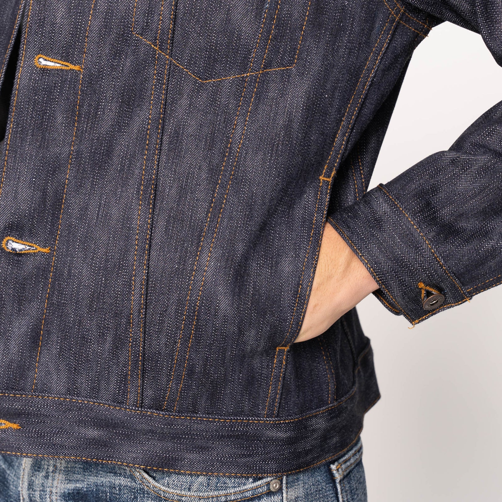 Denim Jacket - Sakura Slub Selvedge | Naked & Famous Denim Denim Jacket - Sakura Slub Selvedge | Naked & Famous Denim
