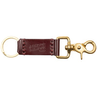 Keychain - Cordovan Leather  - Oxblood