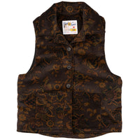 Vest - Paisley Corduroy - Brown | Naked & Famous Denim