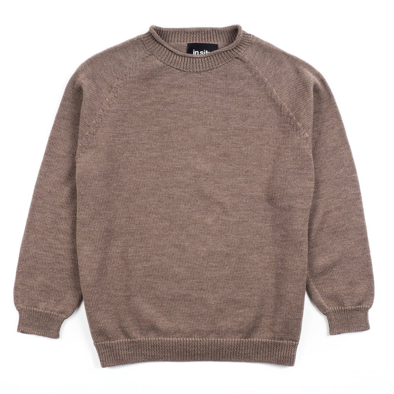 In Situ - V2 Merino Wool Heavyweight Crewneck - Borgiallo (Taupe)