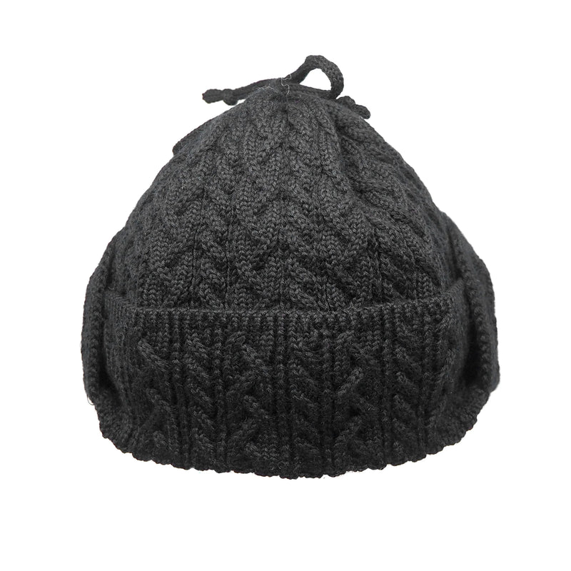 Elias Knit Flightcap - Black