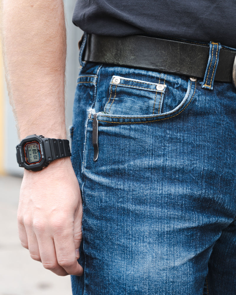 "Strong Guy" - Selvedge tissé a gauche 