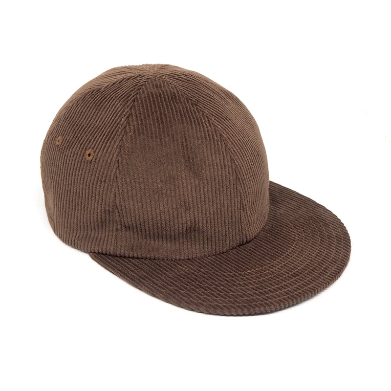 Classic 6 Panel Cap 8W Corduroy - Brown