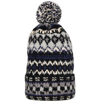 Casquette Double Manchette Fair Isle #3 - Noir