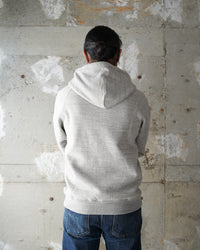 Pullover Hoodie - Fleeced Foxfibre® - Heather Grey