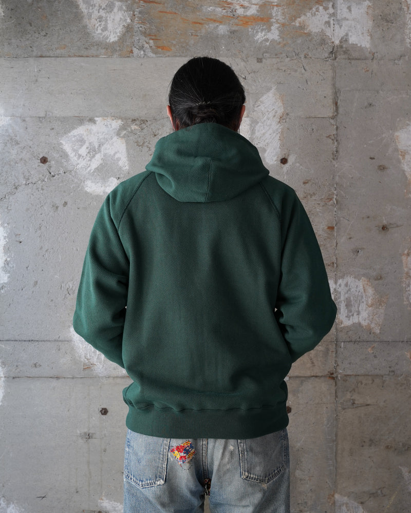 Pullover Hoodie - 701gsm Double Heavyweight French Terry - Green