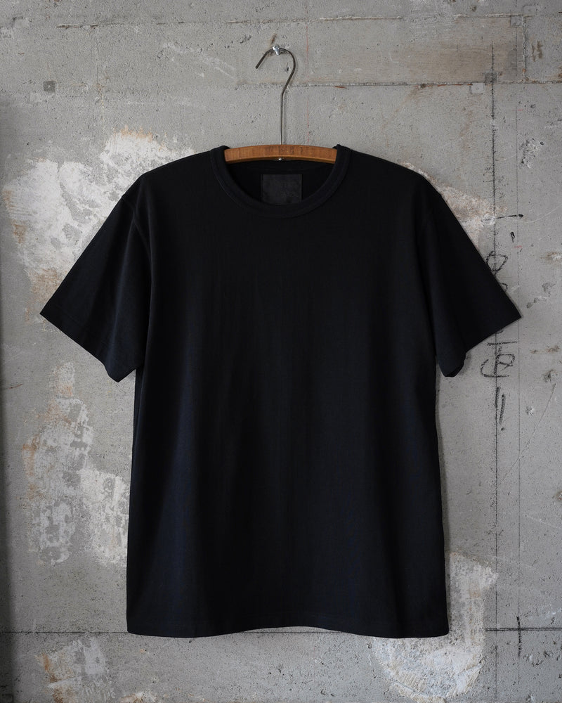 Crewneck T-shirt - Ultimate Pima Tsuriami - Black | Wonder Looper