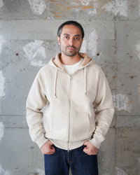 Zip Hoodie - Fleeced Foxfibre® - Oatmeal