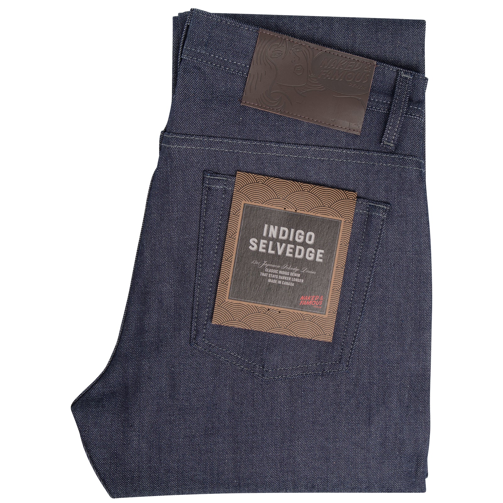 NWOT Naked & Famous x Massdrop Ichiban Selvedge store Jeans Weird Guy Blue Men's 30