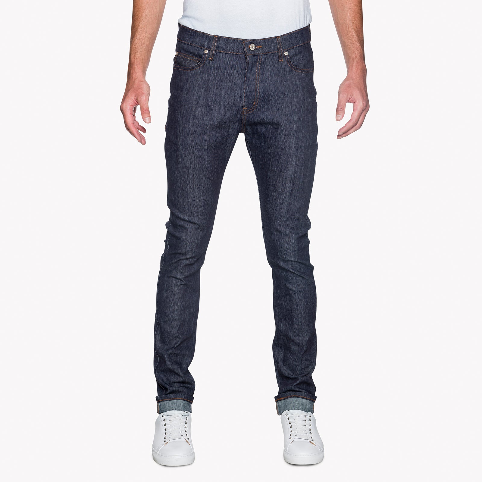 Naked & Famous Jeans Denim Skinny Guy sold Black Power Stretch