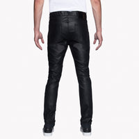Stacked Guy - Wax Coated Black Stretch | Naked & Famous Denim