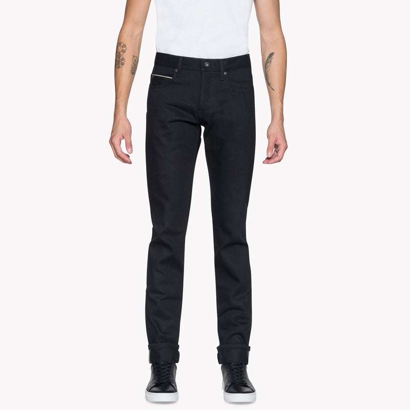 Standards Straight Fit Jaguar Black Selvedge Jeans | Calvin Klein