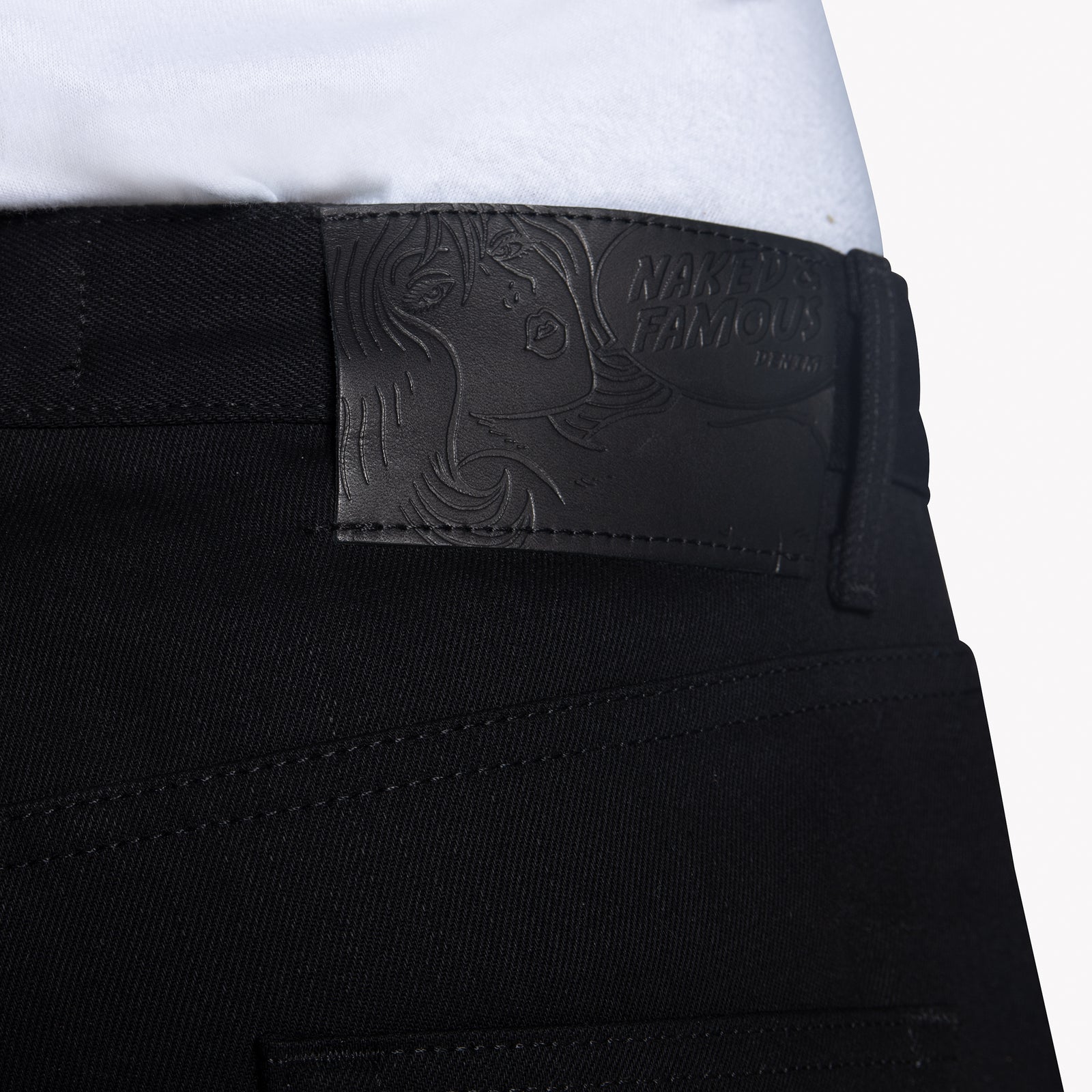 Strong Guy - Solid Black Selvedge | Naked & Famous Denim – Tate + Yoko