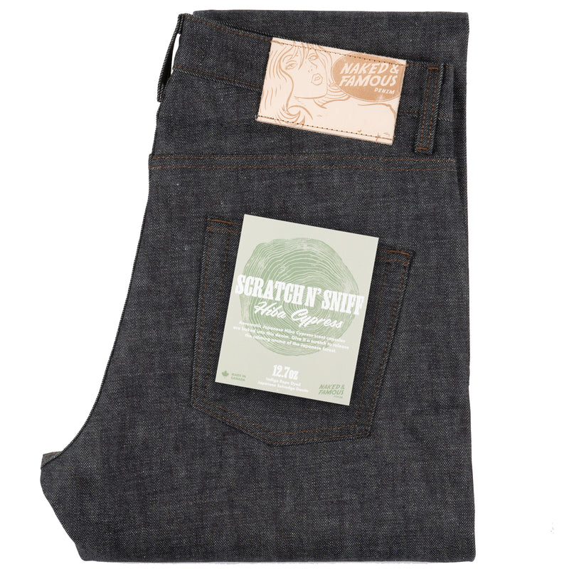 Easy Guy - Scratch-n-Sniff - Hiba Cypress | Naked & Famous Denim