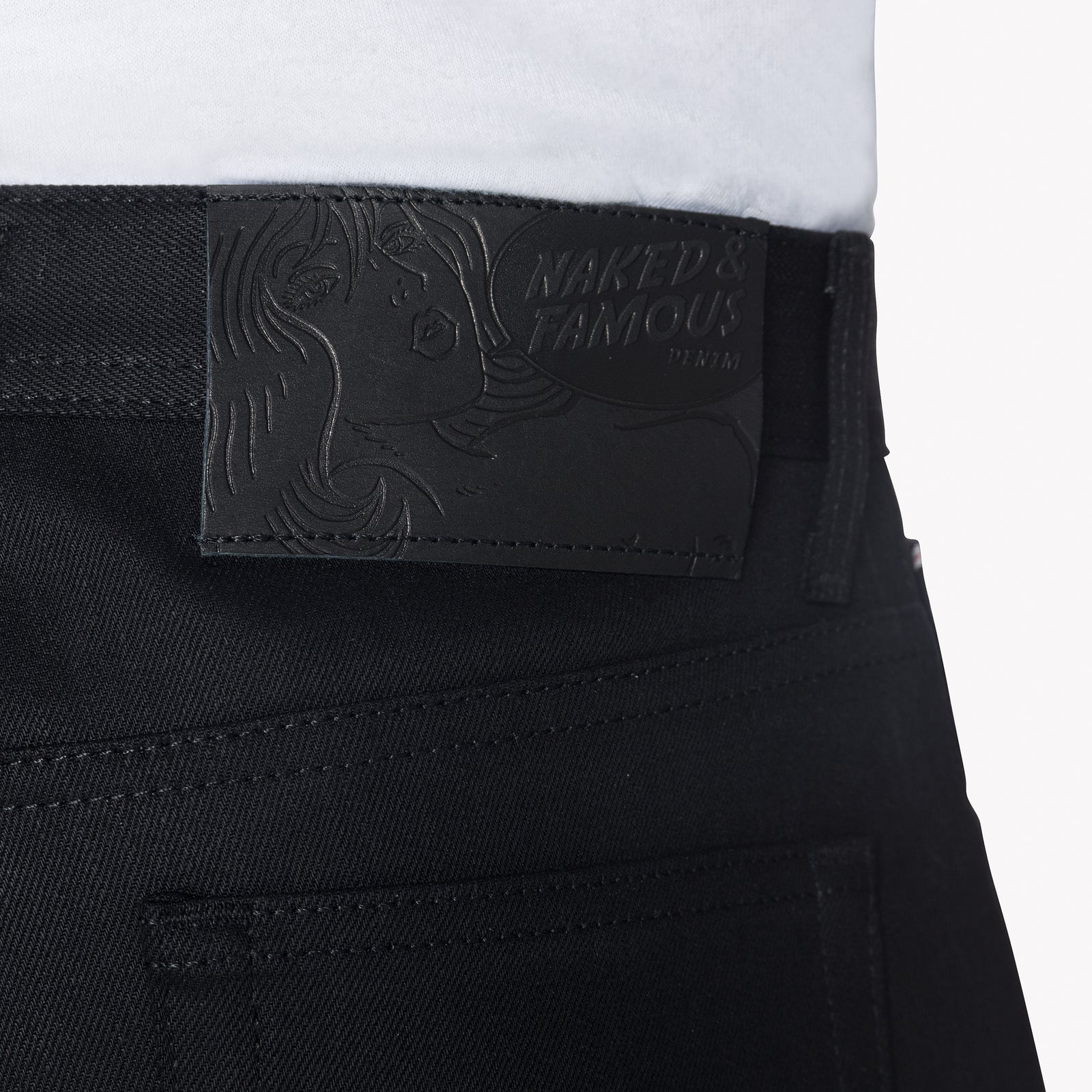 Weird Guy - Black Cobra Stretch Selvedge | Naked & Famous Denim – Tate +  Yoko