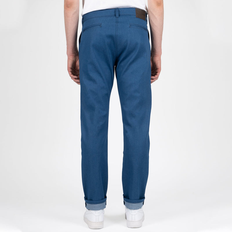 Slim Chino - Pale Indigo Stretch Chino