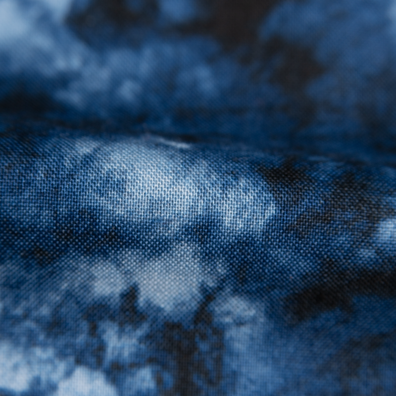 Easy Shirt - Tie Dye Print - Dark Blue | Naked & Famous Denim