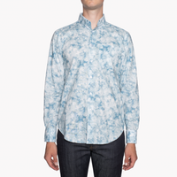 Easy Shirt - Tie Dye Print - Pale Blue | Naked & Famous Denim