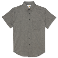 Products Short Sleeve Easy Shirt - Organic Cotton Twill - Black